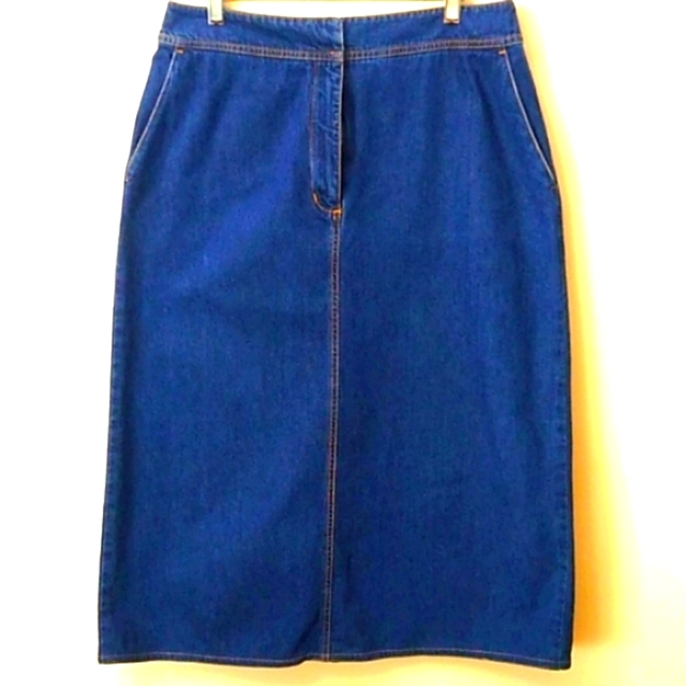 Eddie Bauer Denim Skirt, Size 12
